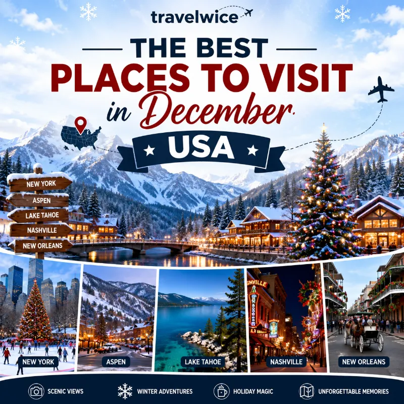 The Best Places to Visit in December USA