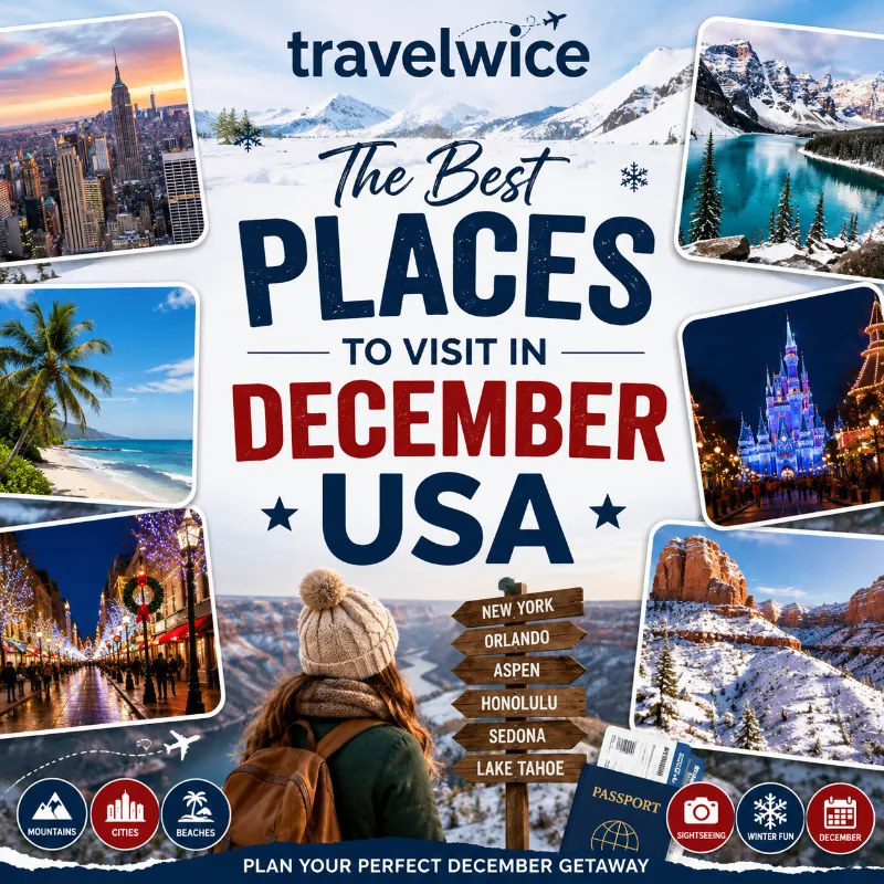 The Best Places to Visit in December USA