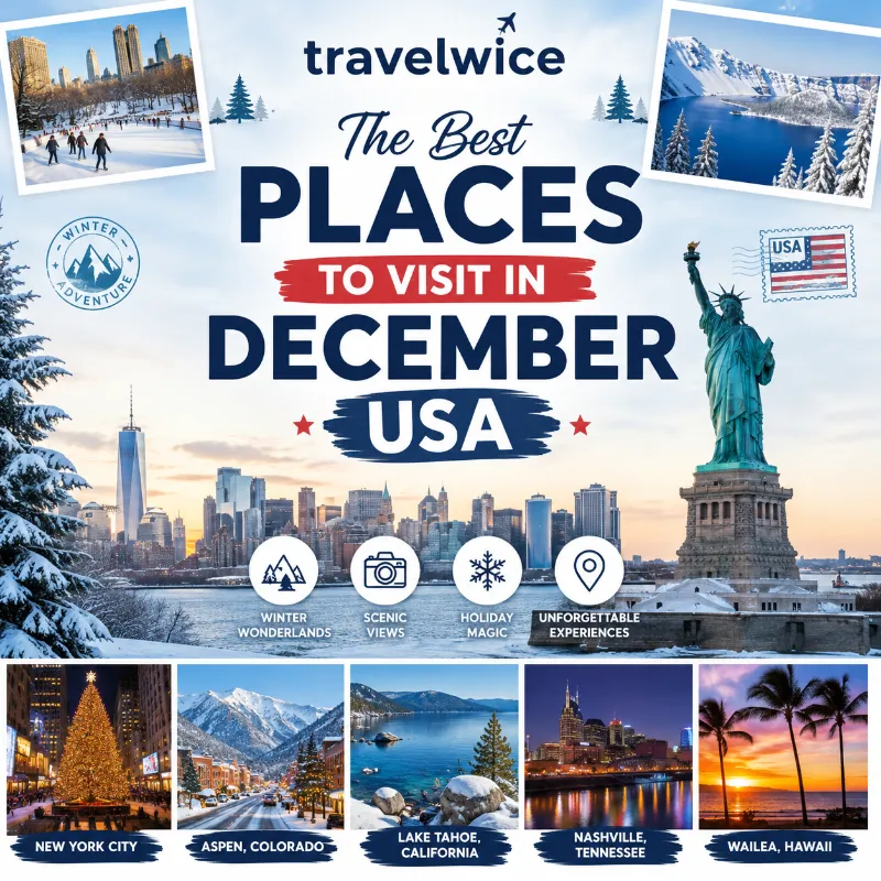 The Best Places to Visit in December USA
