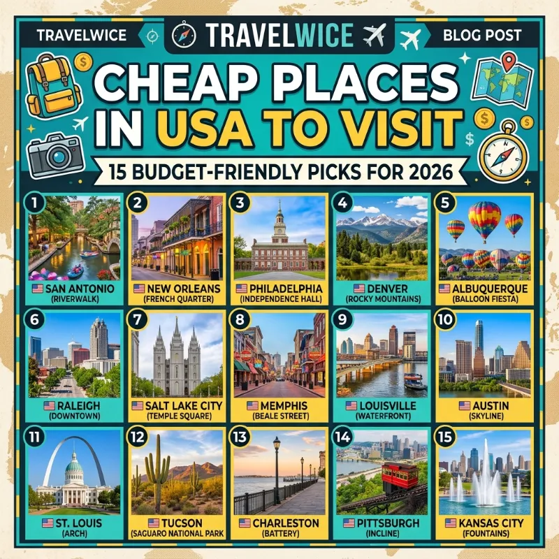 cheap places in usa to visit