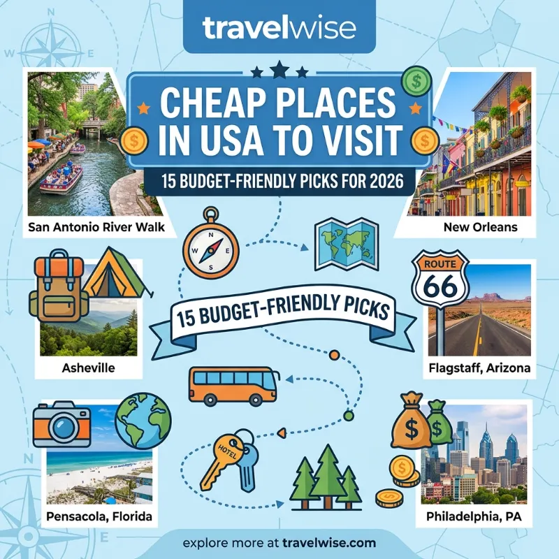 cheap places in usa to visit