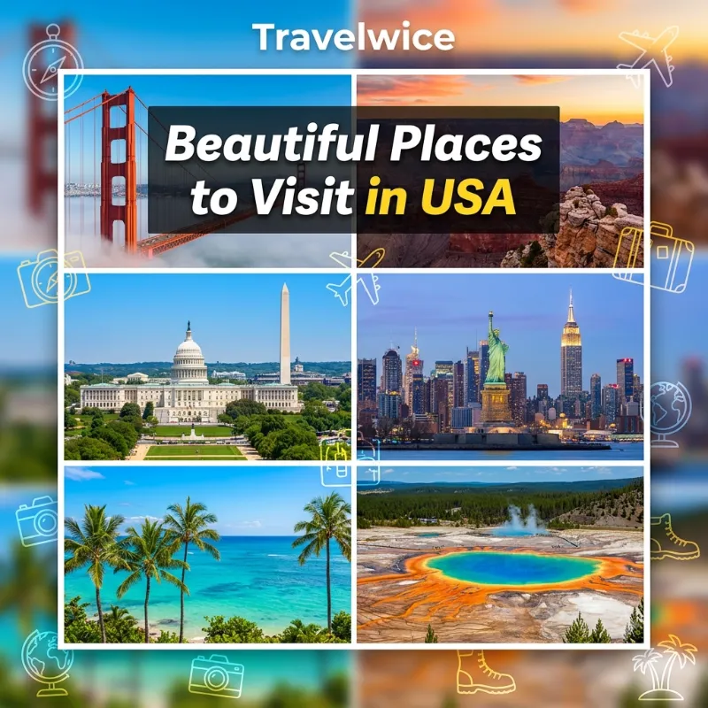 Beautiful Places to Visit in USA.