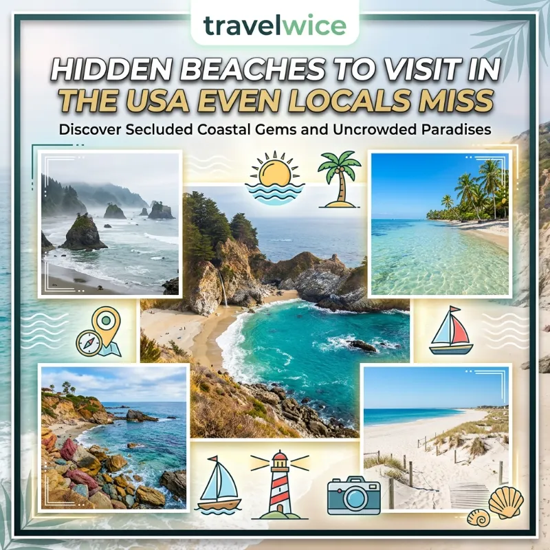 hidden beaches to visit usa