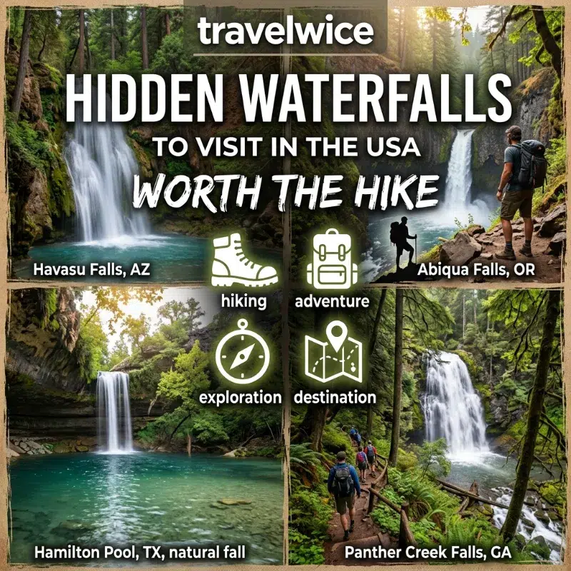 hidden waterfalls to visit usa