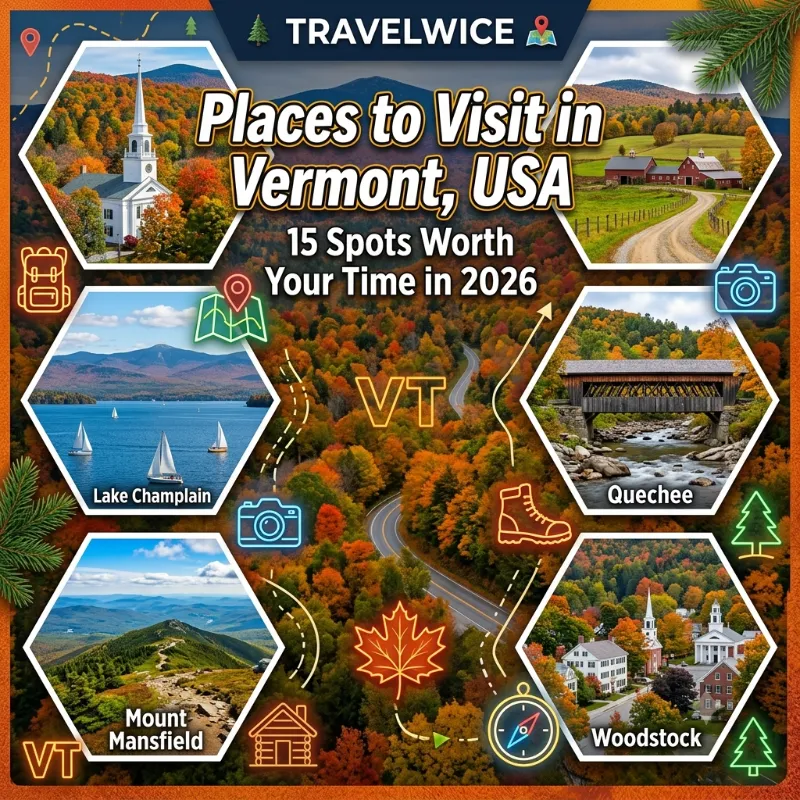 places to visit in Vermont USA