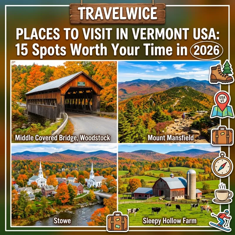 places to visit in Vermont USA