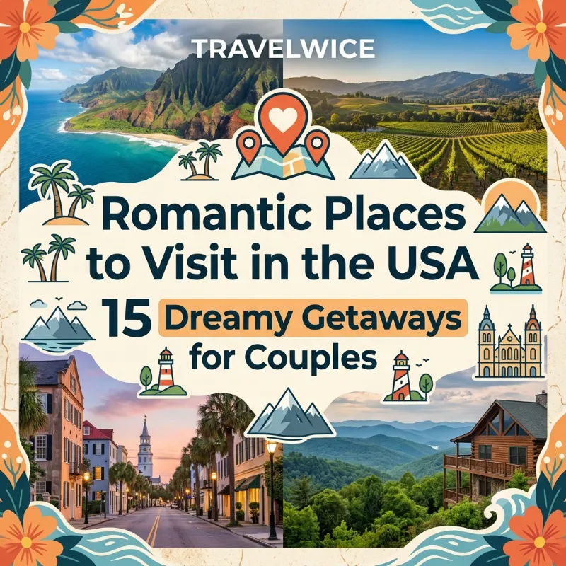 romantic places to visit in usa