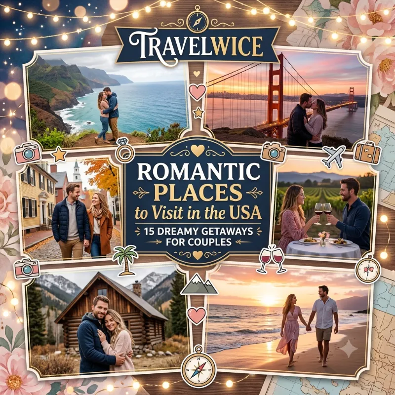 romantic places to visit in usa