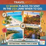 warm places to visit in USA