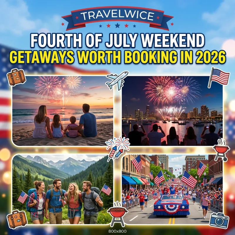 fourth of july weekend getaways