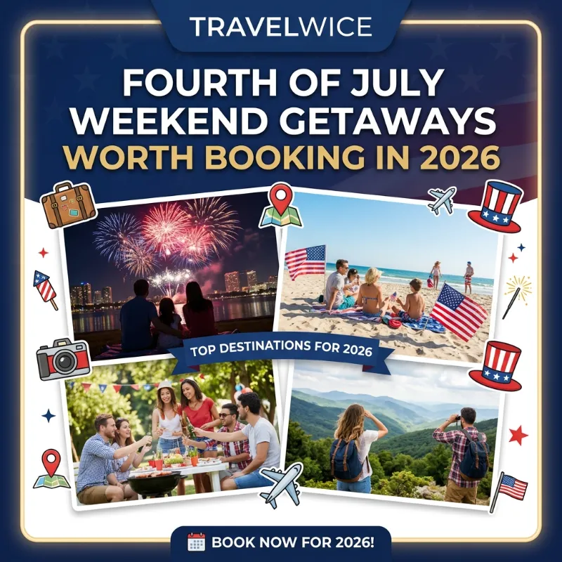 fourth of july weekend getaways