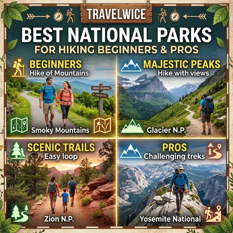 best national parks for hiking