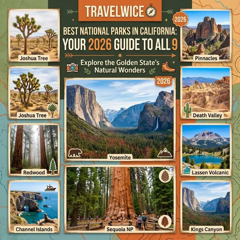 best national parks in california