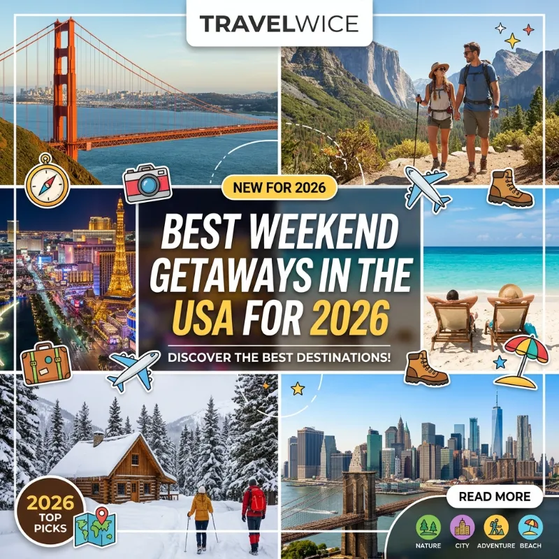 best weekend getaways in usa