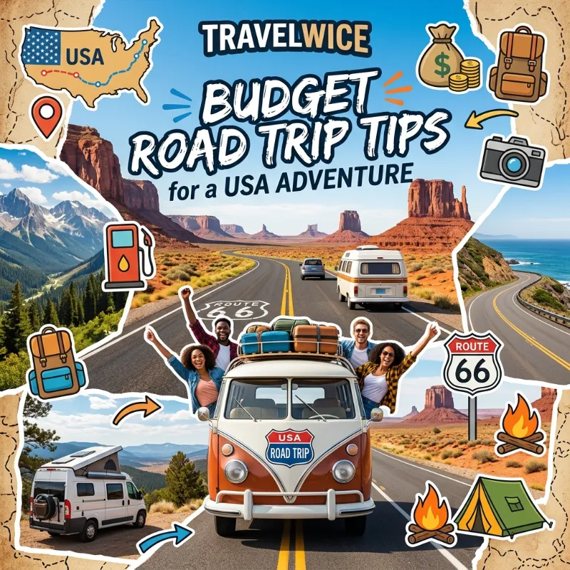budget road trip tips usa