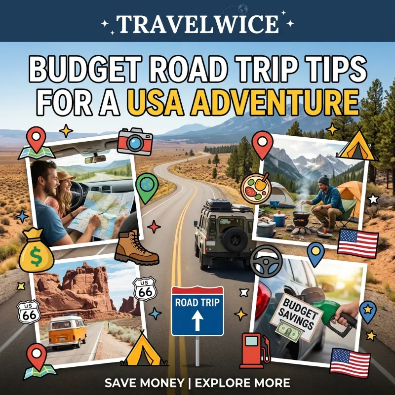 budget road trip tips usa