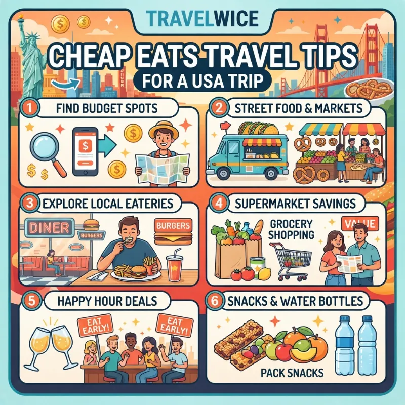 cheap eats travel tips usa