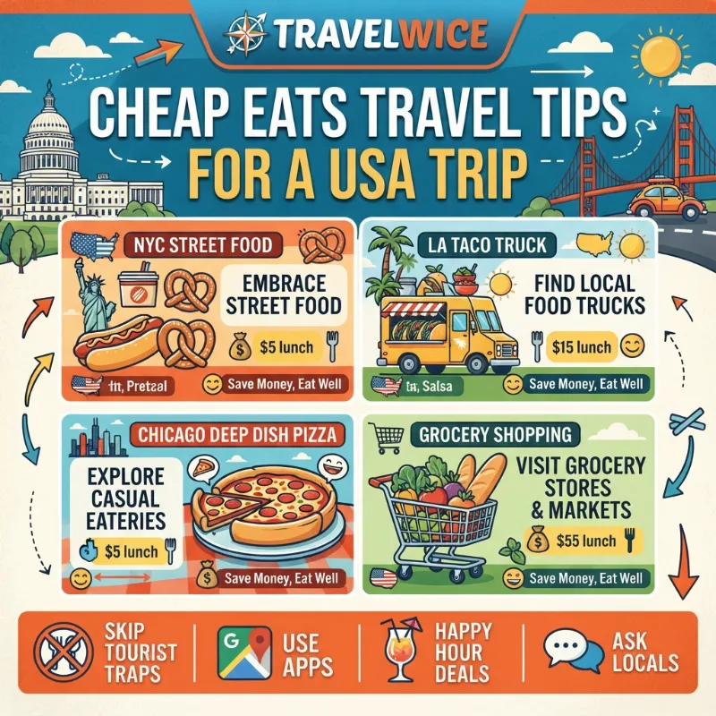 cheap eats travel tips usa