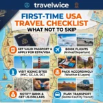 first time usa travel checklist