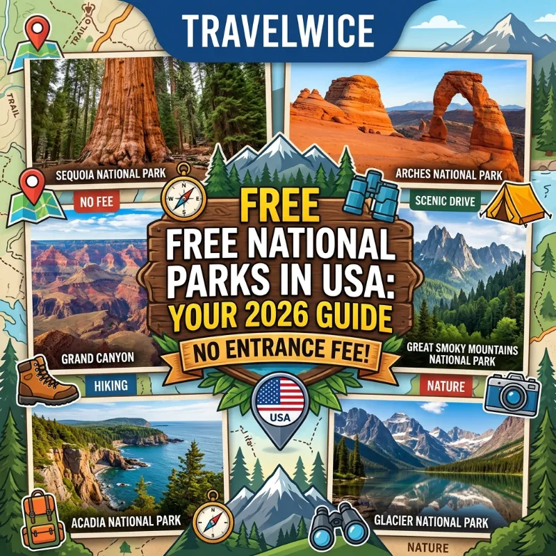 free national parks in usa