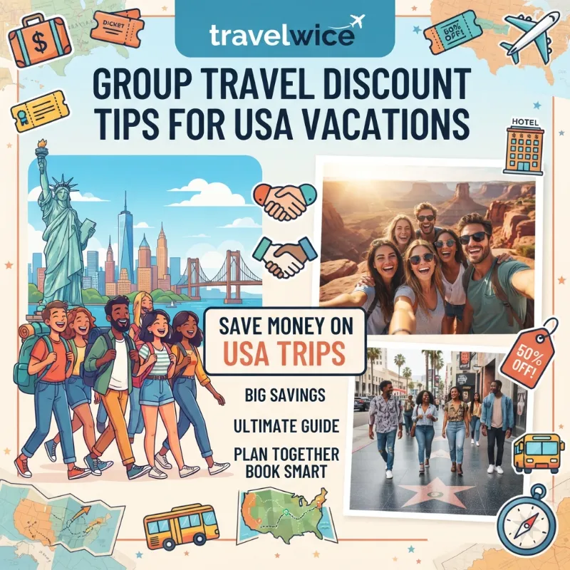 group travel discount tips usa