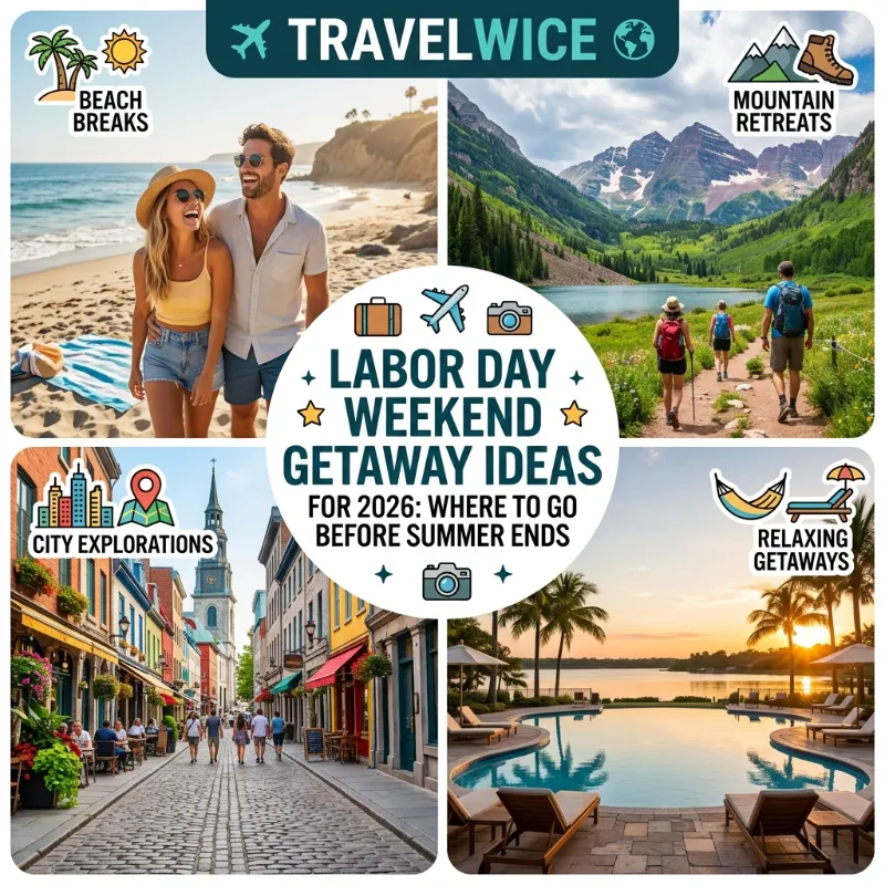 labor day weekend getaway ideas