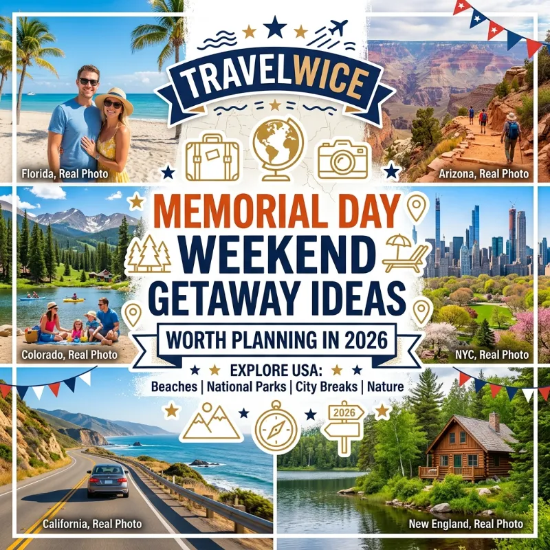 memorial day weekend getaway ideas