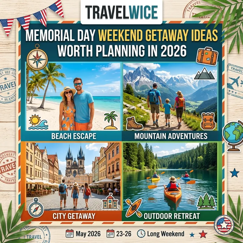 memorial day weekend getaway ideas