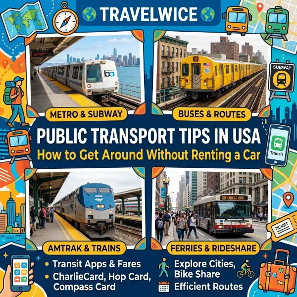 public transport tips in USA