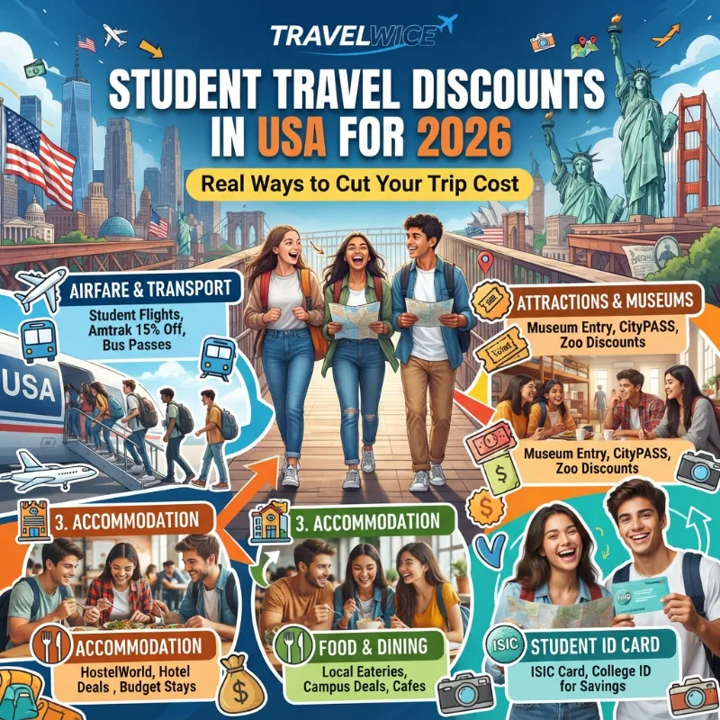 student travel discounts in usa