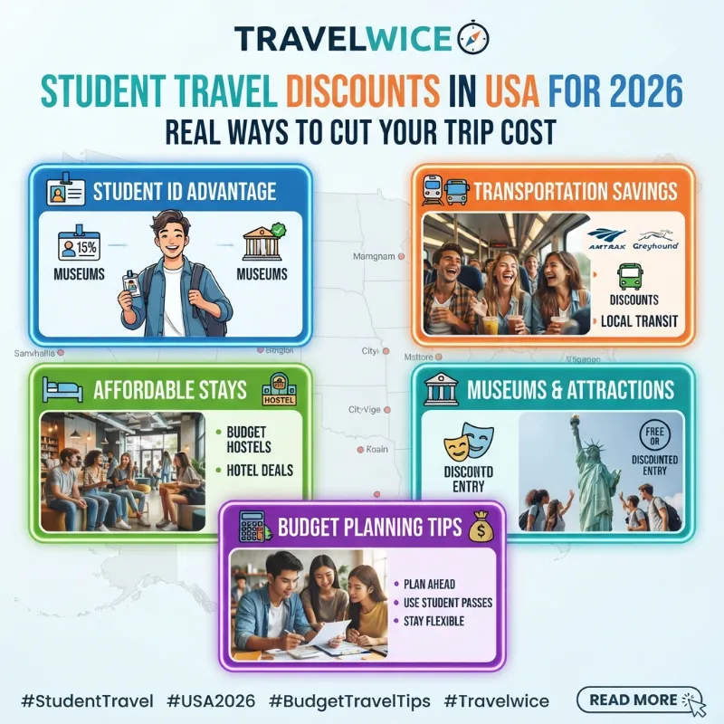 student travel discounts in usa