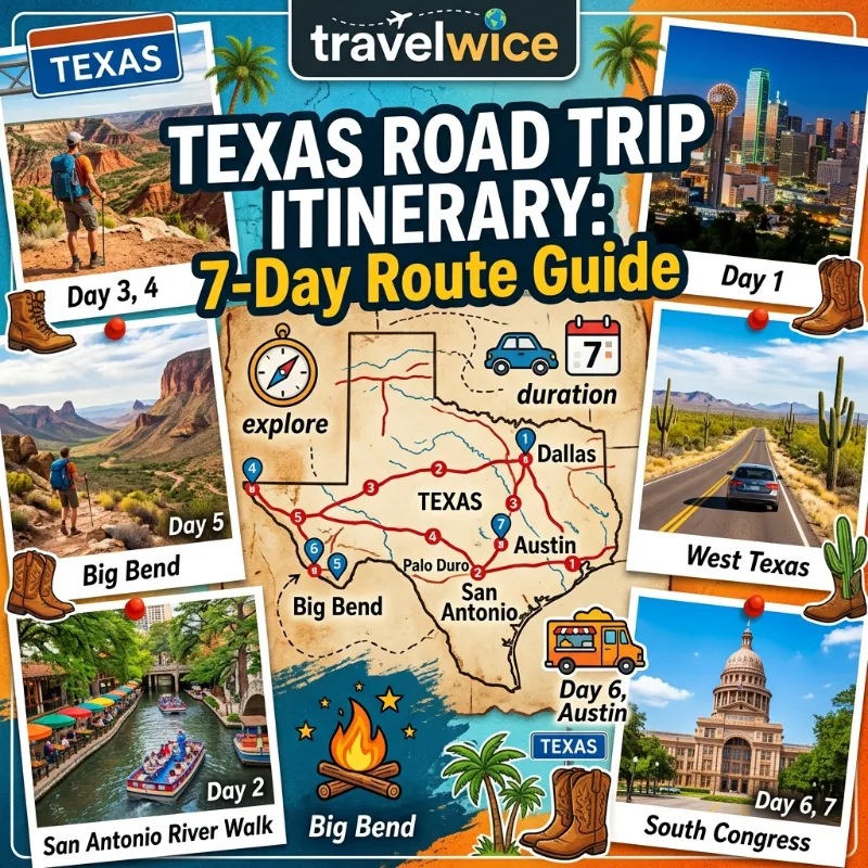 texas road trip itinerary guide