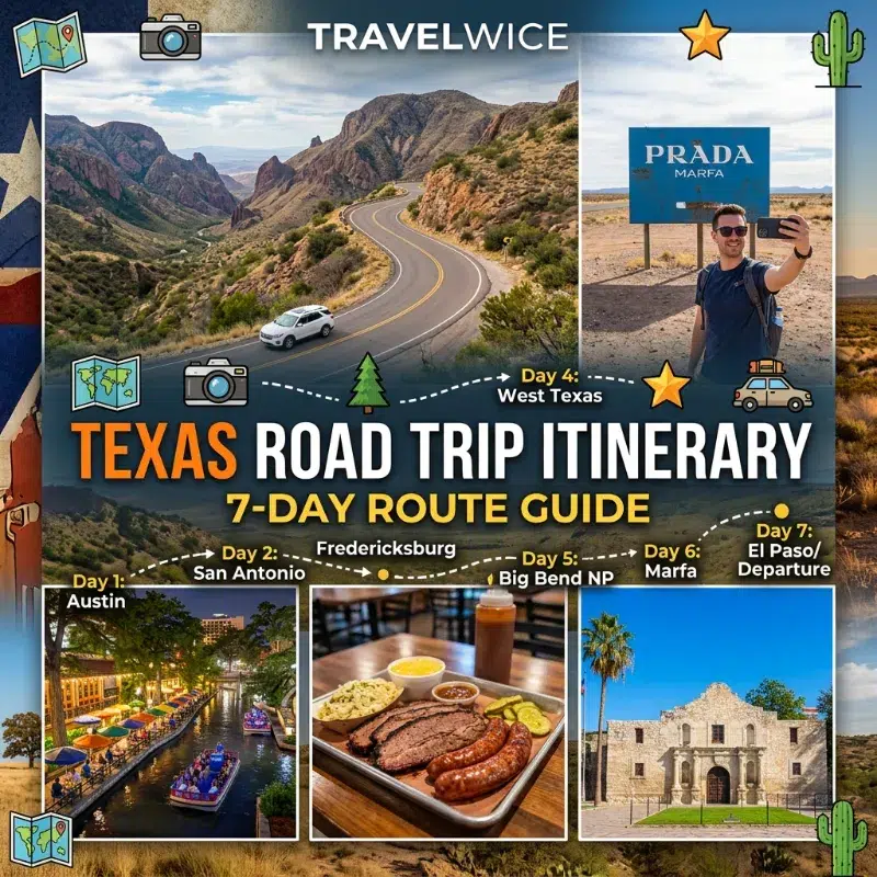 texas road trip itinerary guide