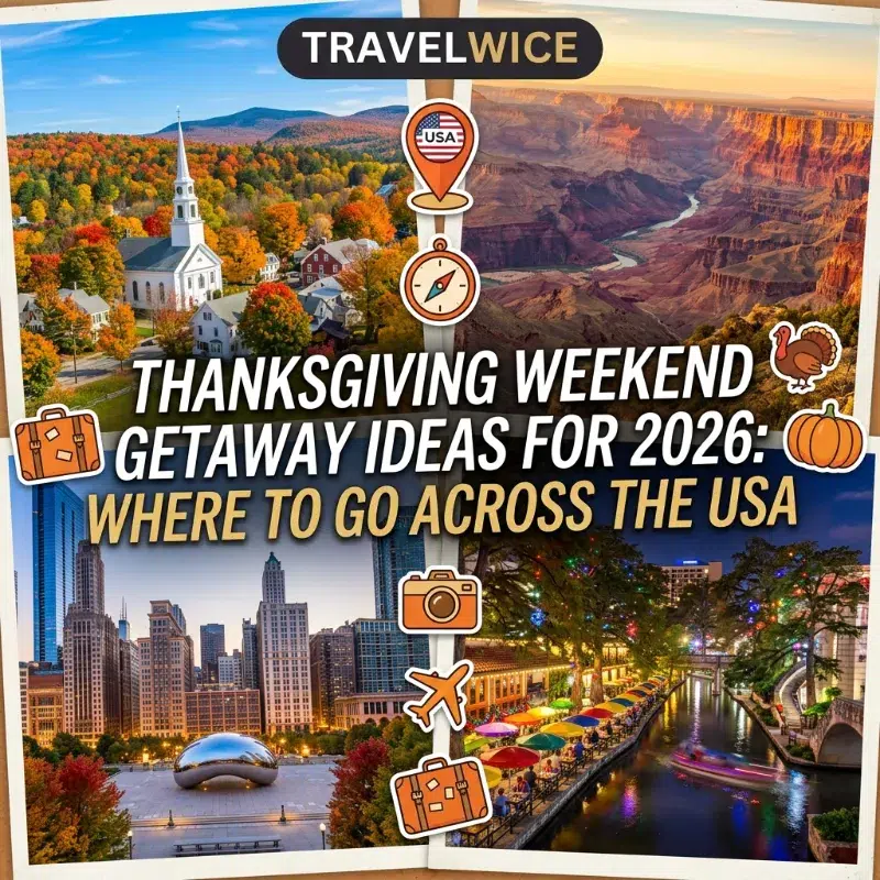 thanksgiving weekend getaway ideas usa