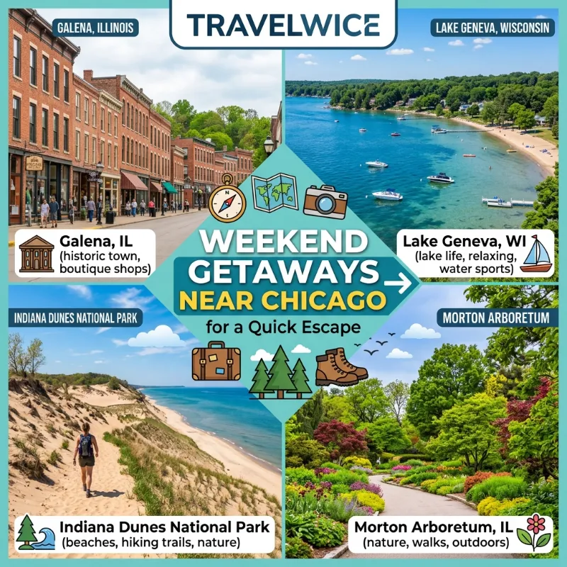weekend getaways near Chicago