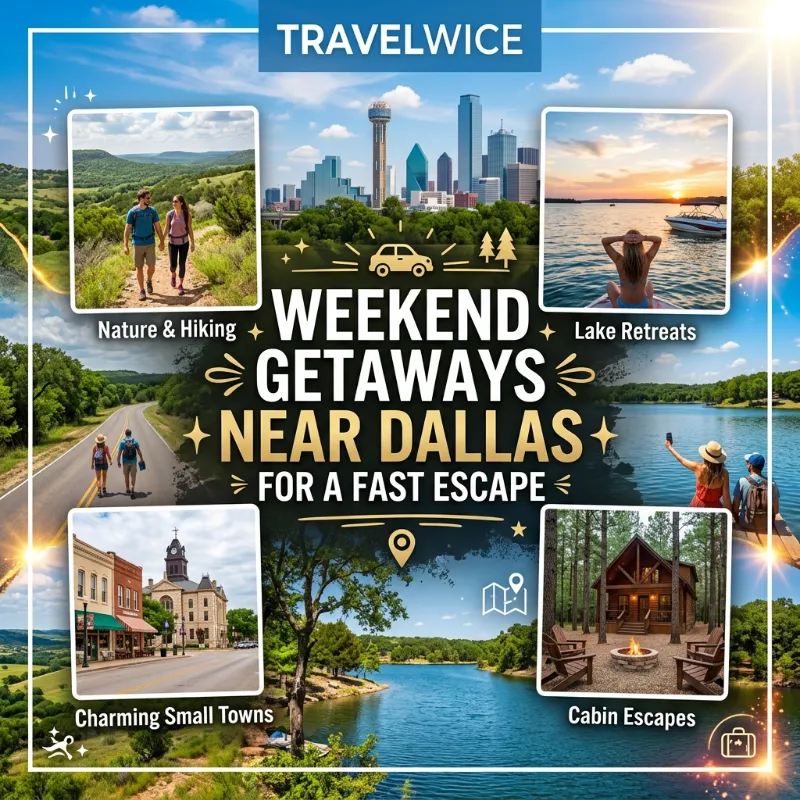 weekend getaways near dallas usa