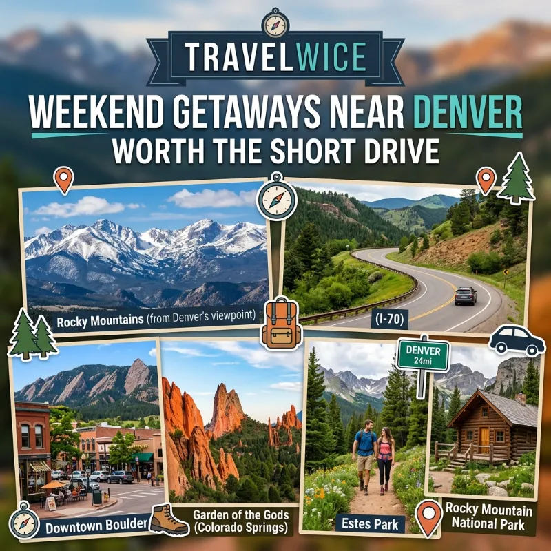 weekend getaways near denver usa