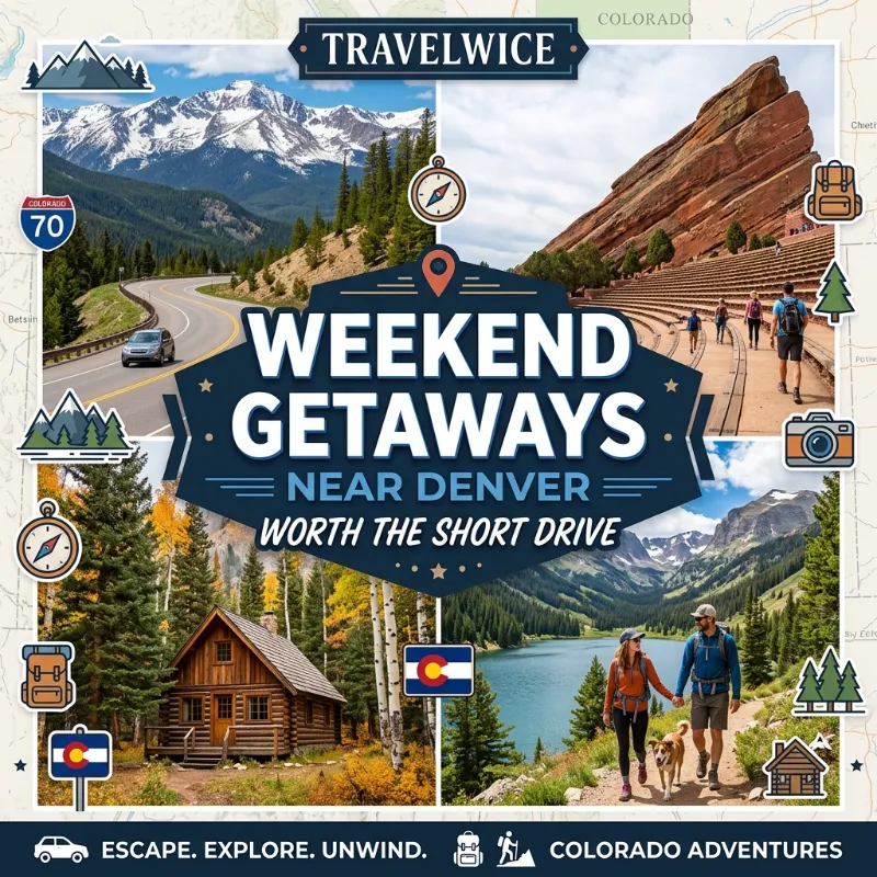 weekend getaways near denver usa
