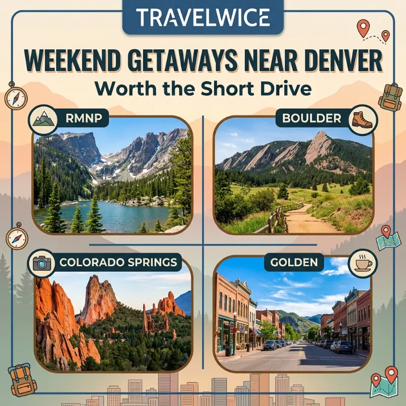 weekend getaways near denver usa