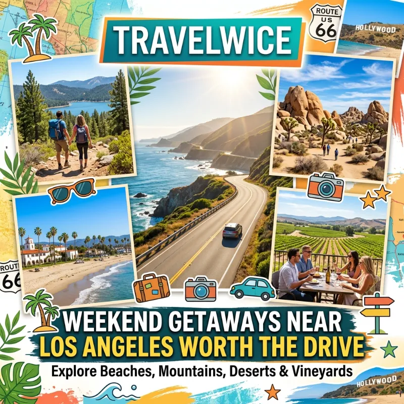 weekend getaways near los angeles