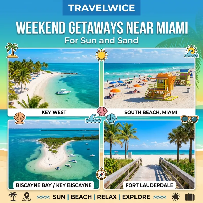 weekend getaways near miami usa