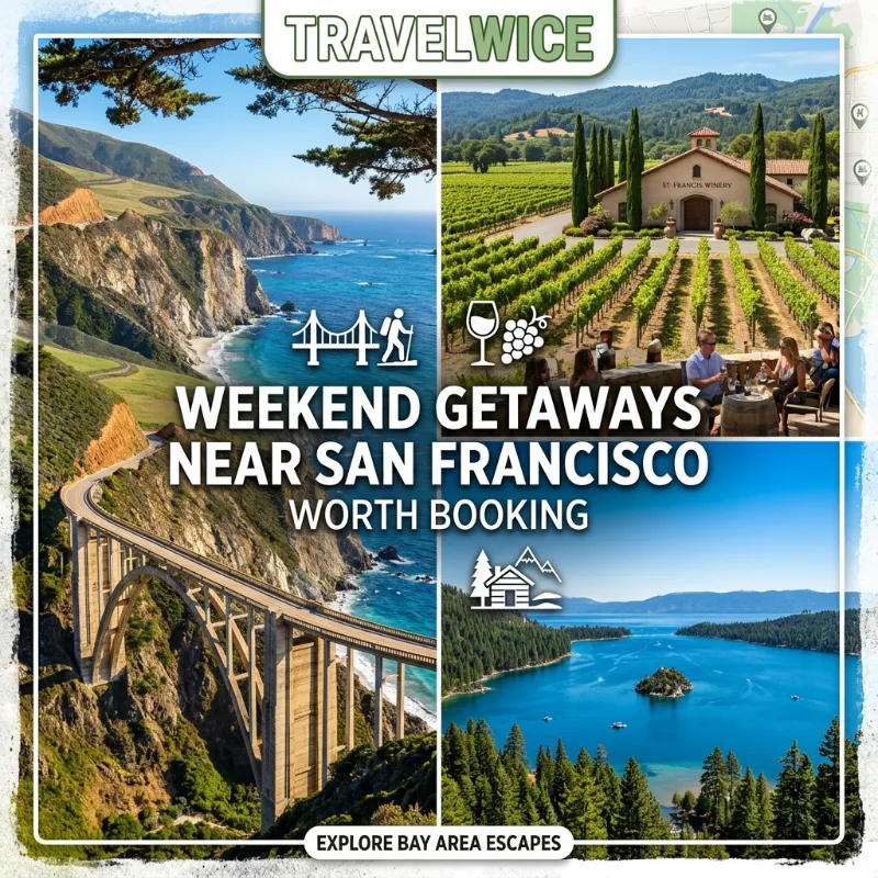weekend getaways near san francisco