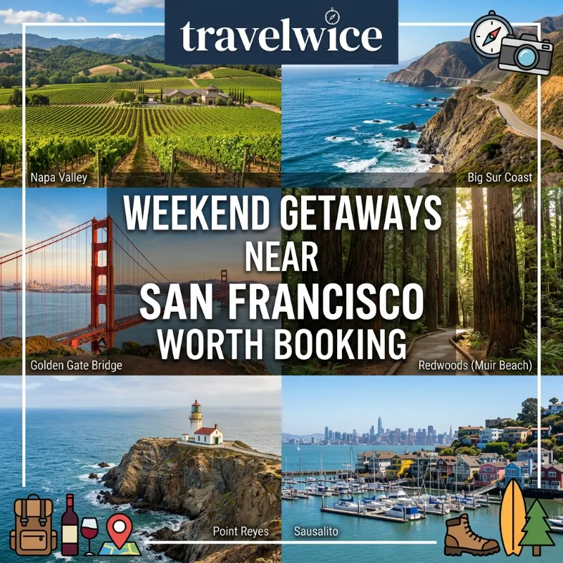 weekend getaways near san francisco