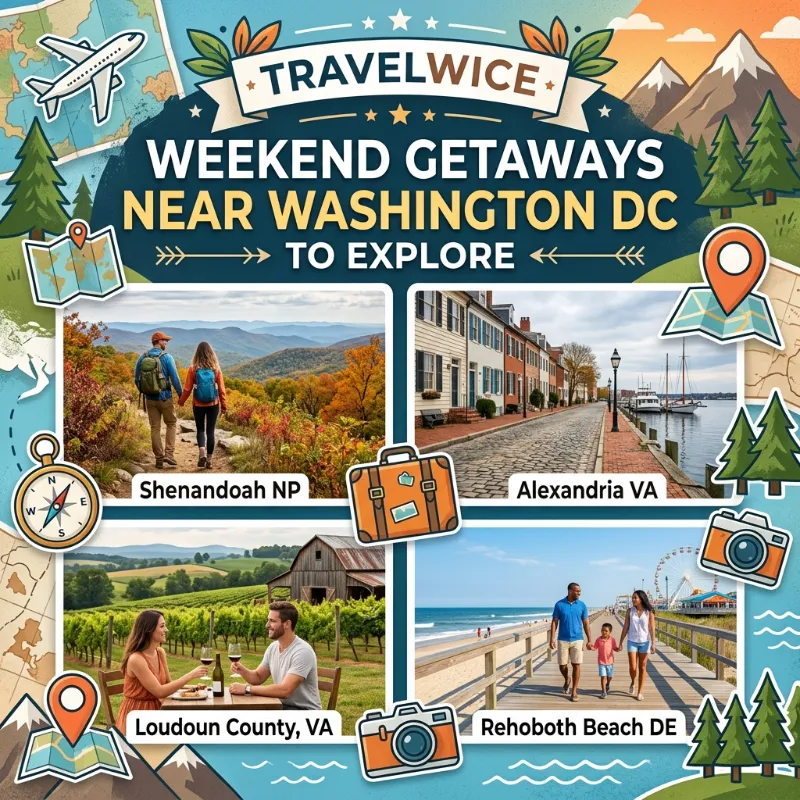 weekend getaways near washington dc