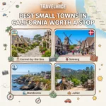 best small towns in california