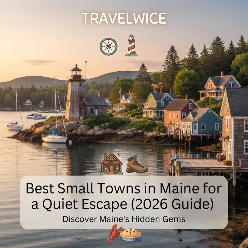 best small towns in maine