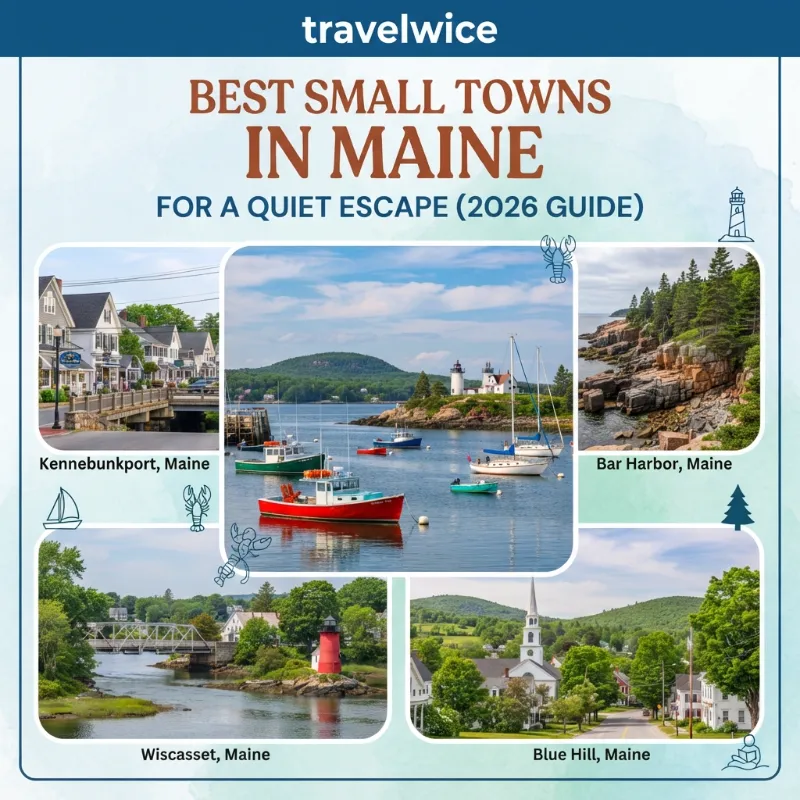 best small towns in maine