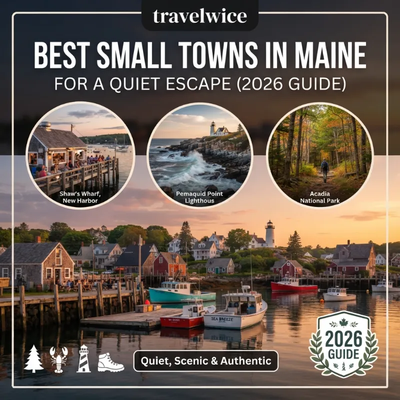 best small towns in maine