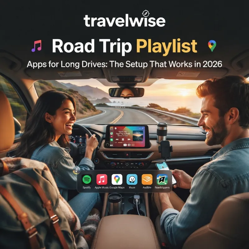 road trip playlist and apps