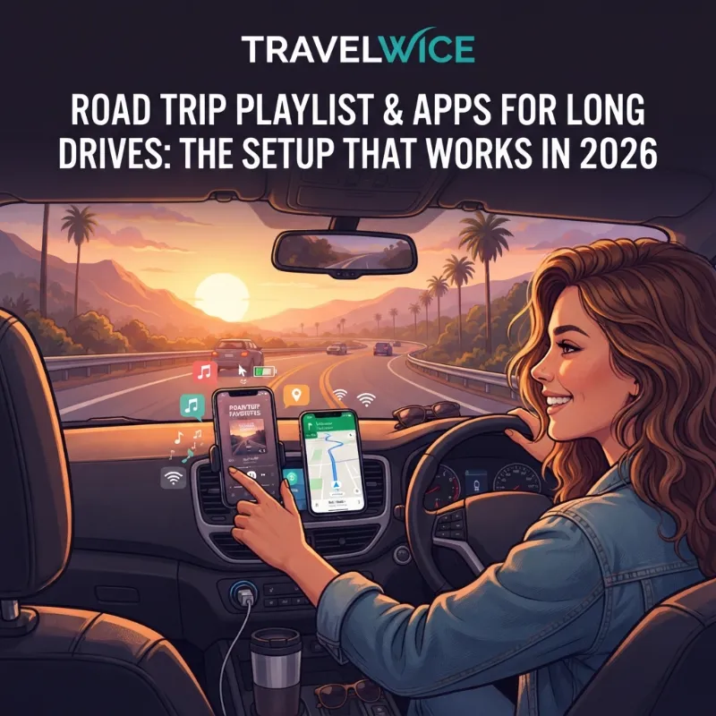 road trip playlist and apps